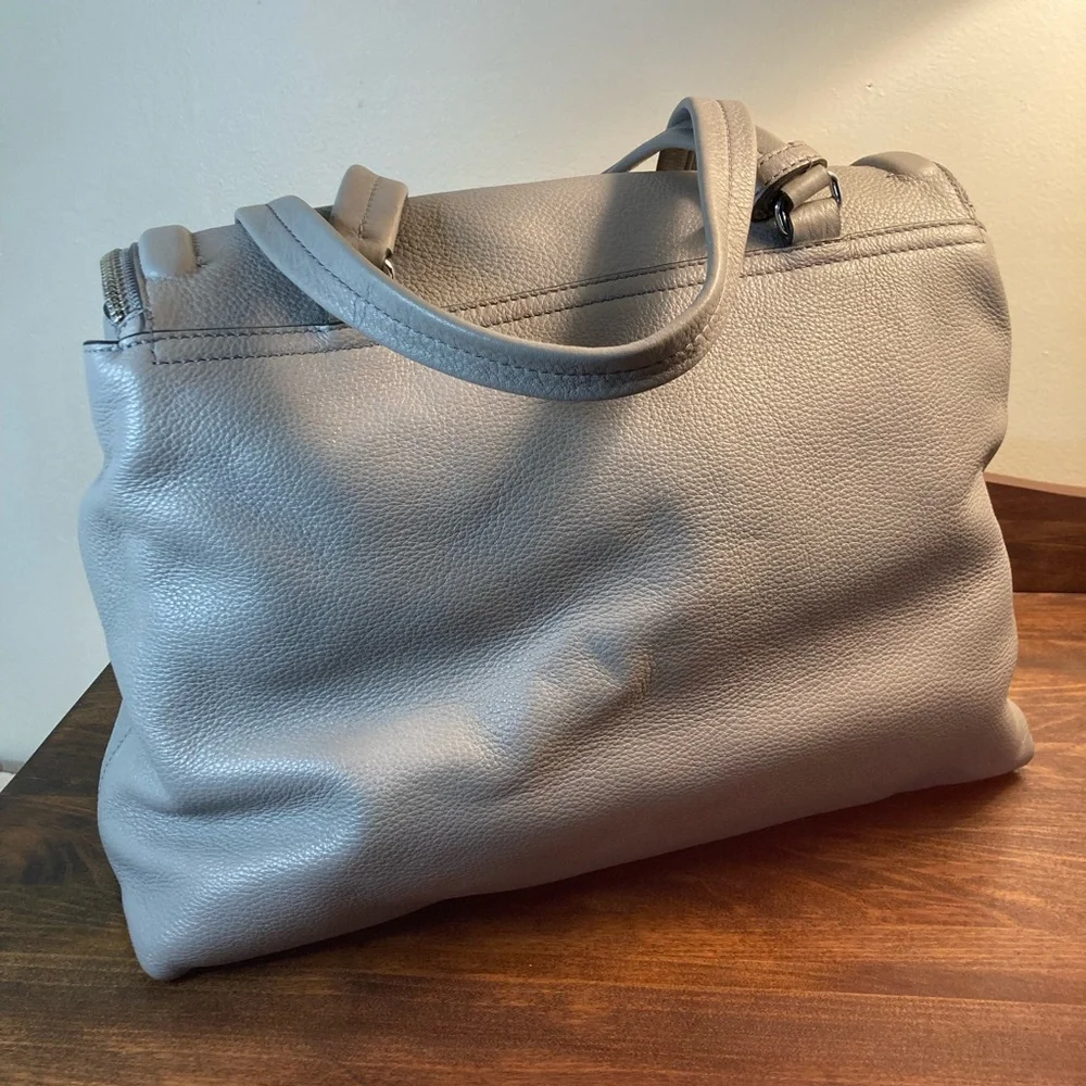 Marc by Marc Jacobs Gray Leather Satchel Bag